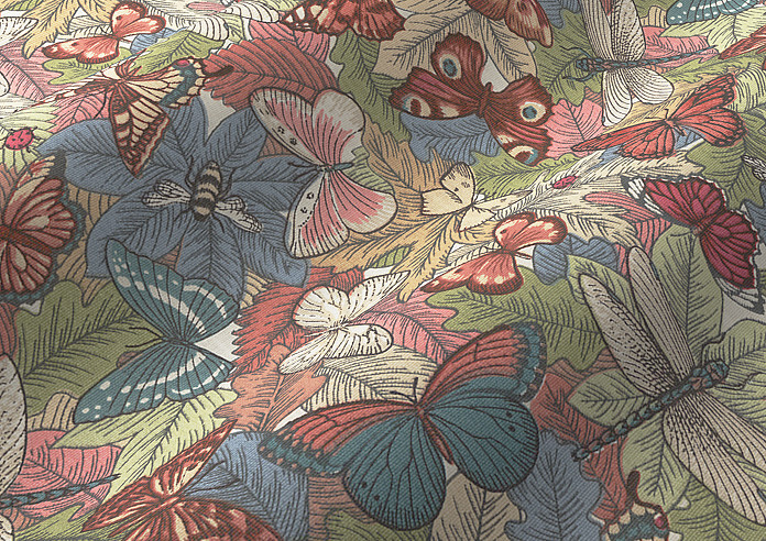 Botanist, Garnet - Made to Measure Curtains - Image 4